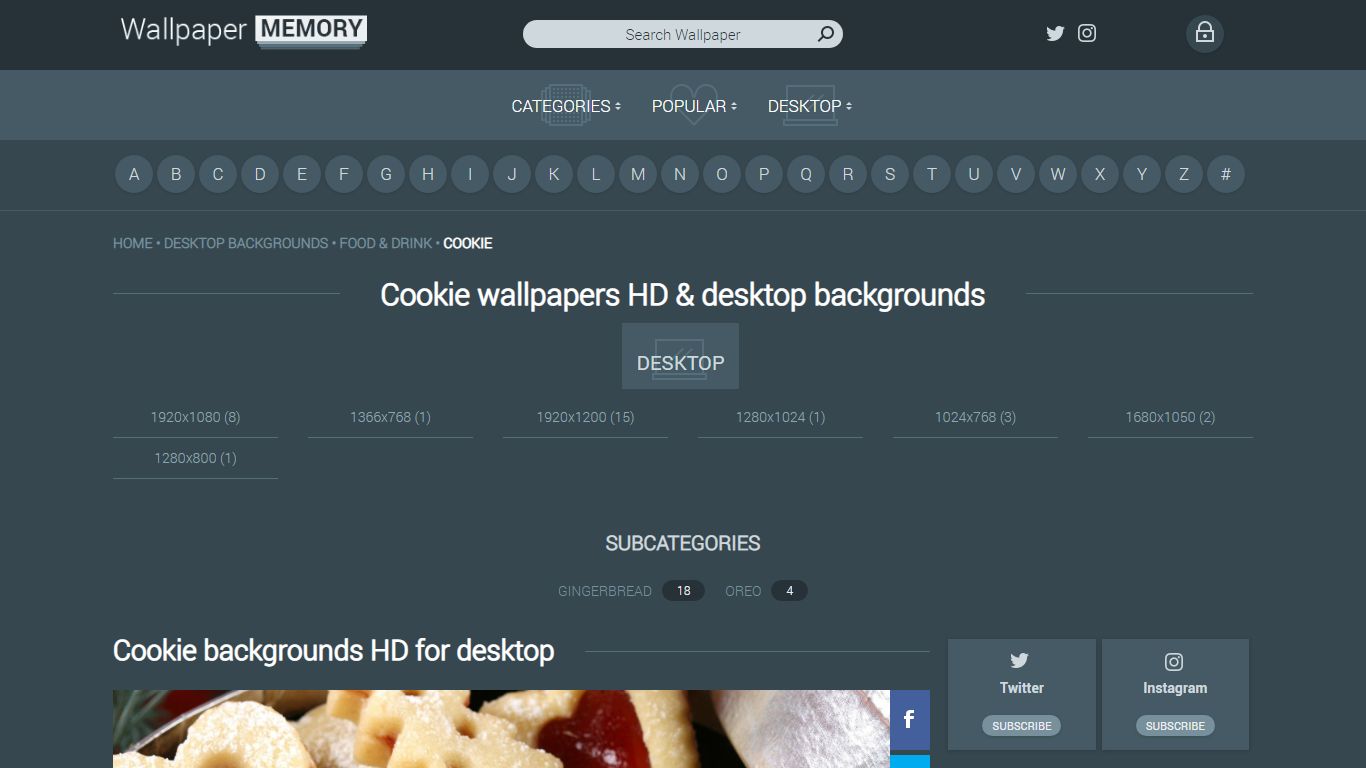 Cookie wallpapers HD for desktop backgrounds